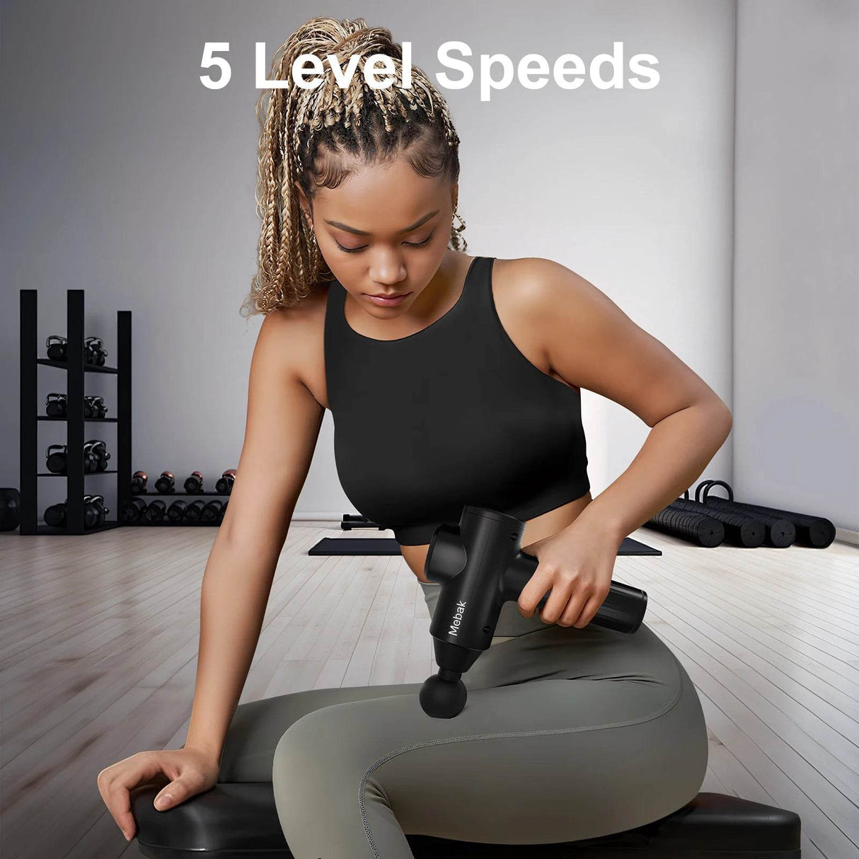 Deep Tissue Portable Massage Gun With Four Heads - Omega Lifestyles