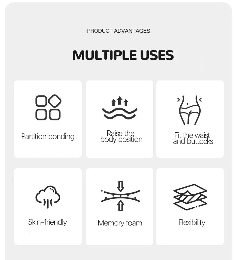 Ergonomic Memory Foam Posture Support Pillow - Omega Lifestyles