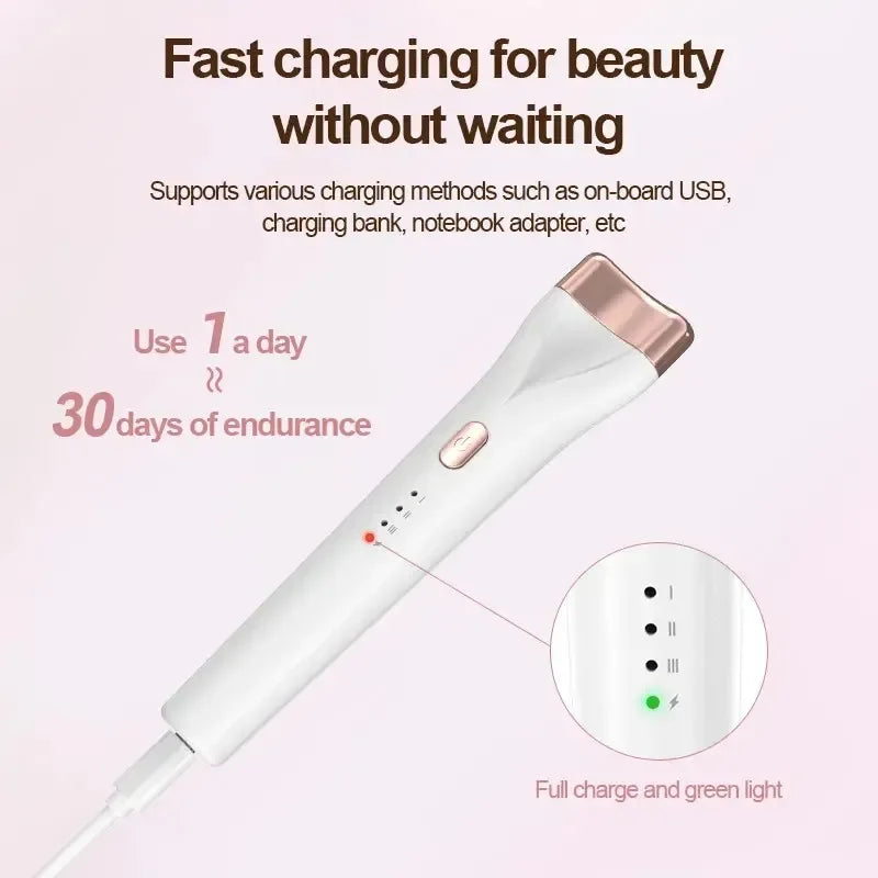 Electric Heated Eyelash Curler 3-Speed Temperature Control - Omega Lifestyles