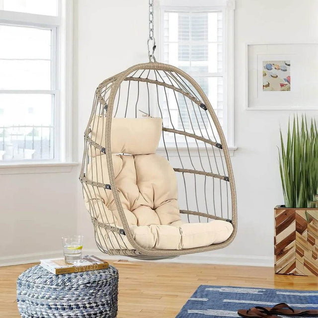 Indoor Outdoor Foldable Egg Swing Chair - Omega Lifestyles