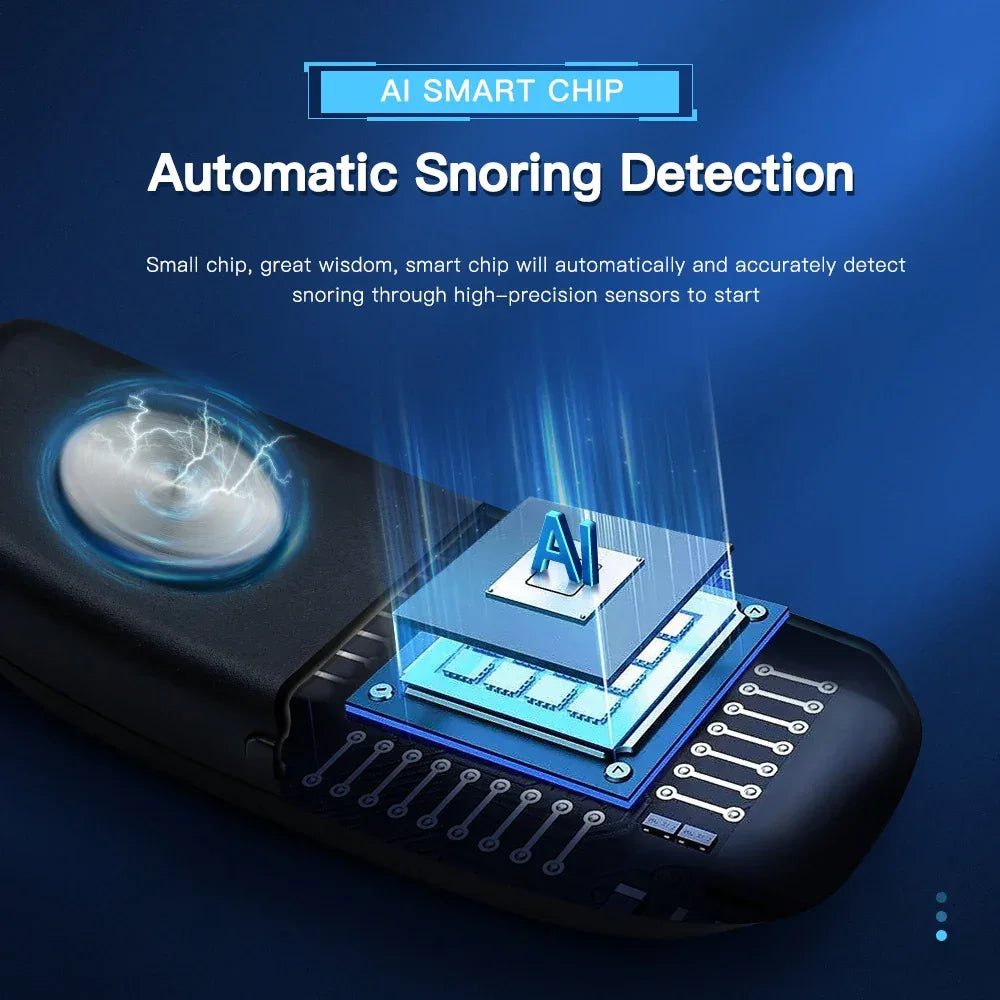 Smart EMS Pulse Anti Snoring Sleep Aid Device - Omega Lifestyles