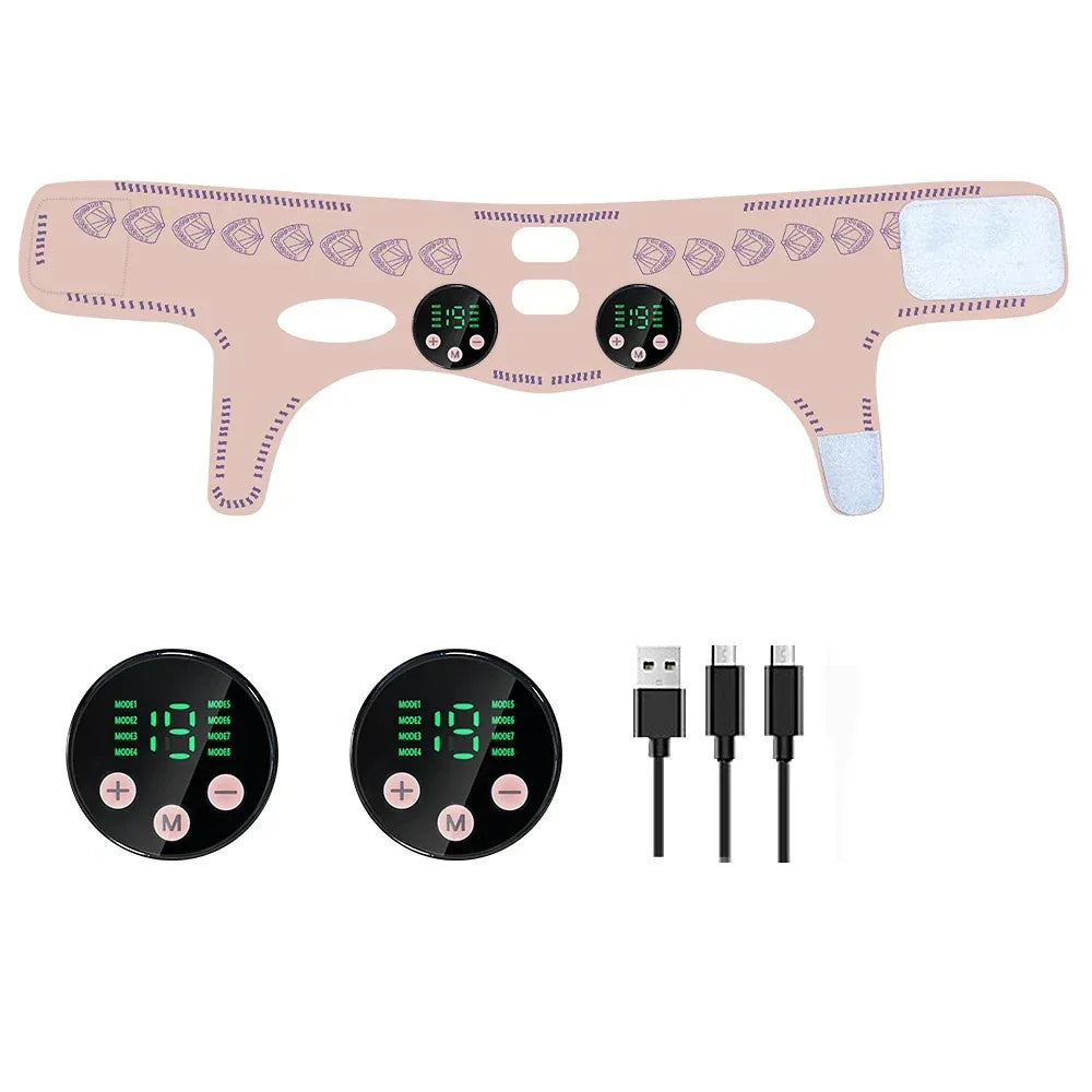 Electric EMS Facial Slimming Face Lift Massage Mask - Omega Lifestyles