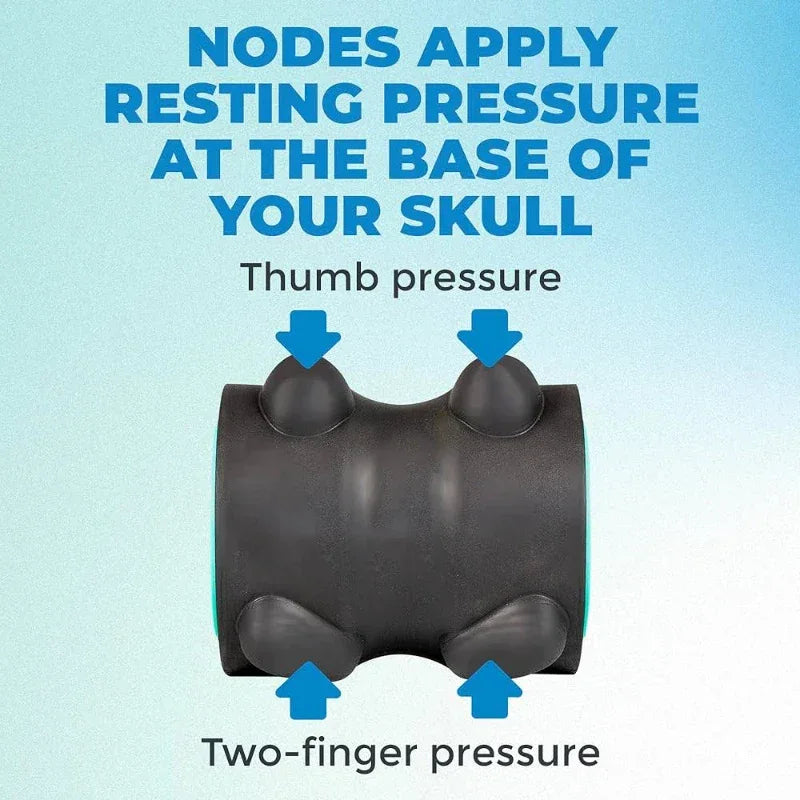 Cervical Neck Massager Compact PU ABS Pain Relief Device - Omega Lifestyles