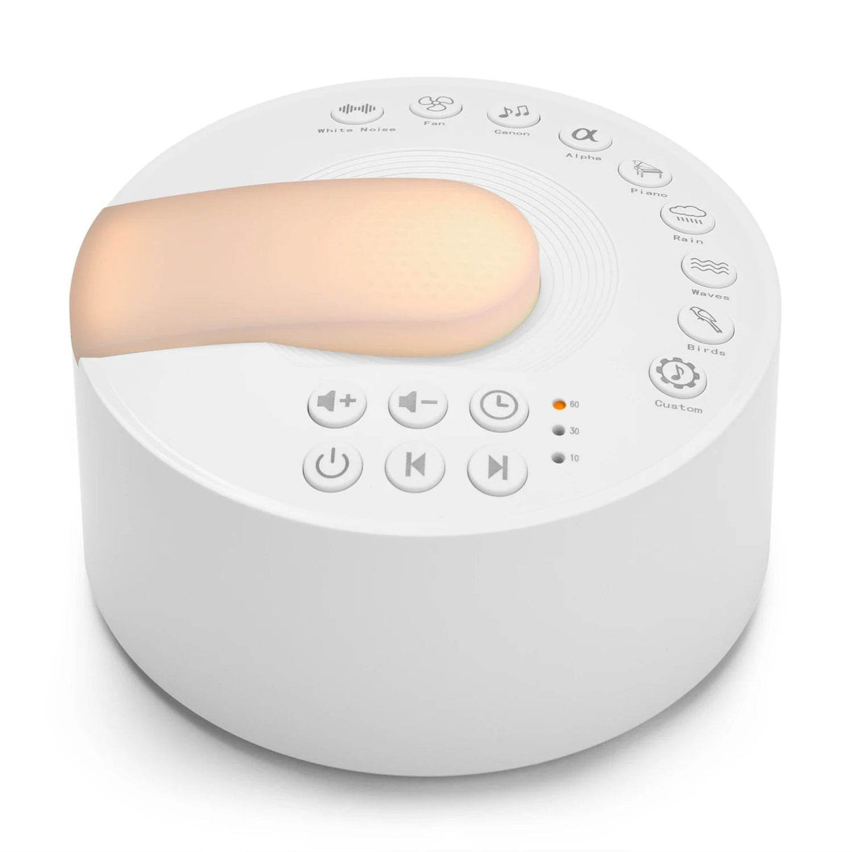 Rechargeable White Noise Machine With Timed Shutdown - Omega Lifestyles