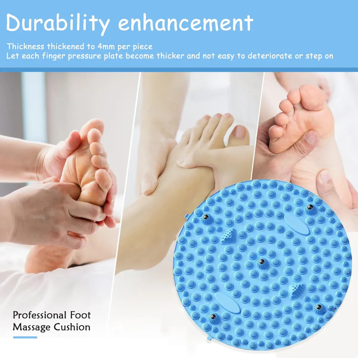 Magnetic Finger Pressure Foot Massage Therapy Pad - Omega Lifestyles