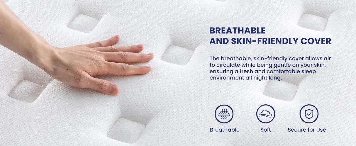 Medium Hybrid Gel Memory Foam Mattress - Sleep Galleria