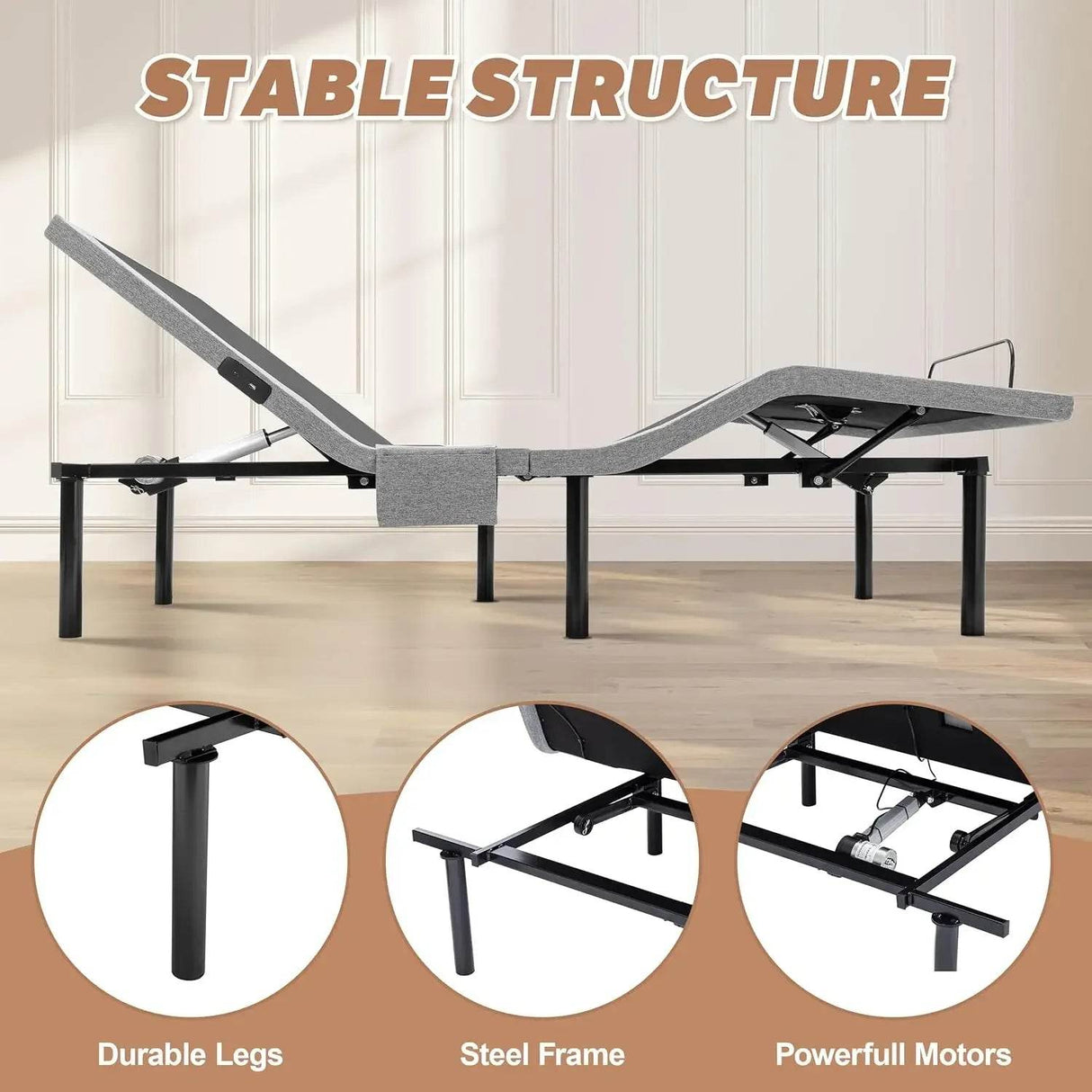 Adjustable Massage Electric Bed Frame With Zero Gravity - Omega Lifestyles