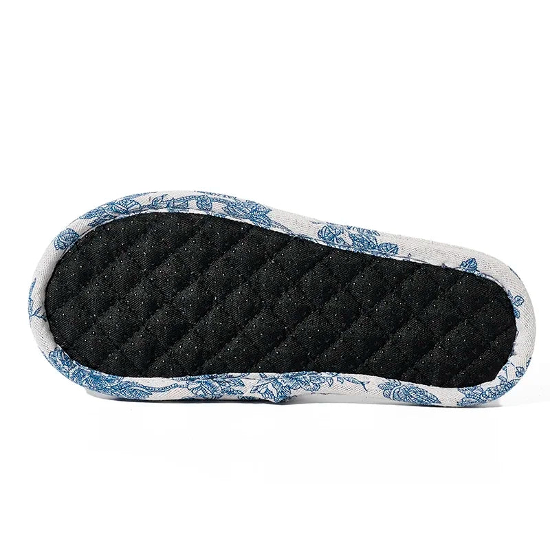 Cotton Floral Lightweight Antislip Indoor Women’s Slippers