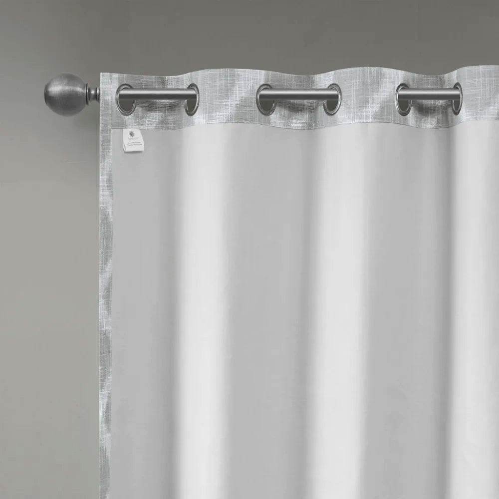 Printed Ikat Blackout Privacy Curtain Panel 50x84-Inch