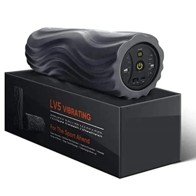 Electric Rechargeable Vibrating Foam Roller Deep Tissue Massager - Omega Lifestyles
