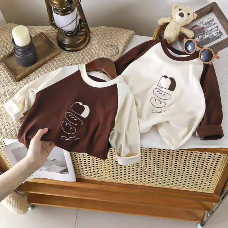 Children’s Long Sleeve Cotton Velvet Base Shirt - Omega Lifestyles