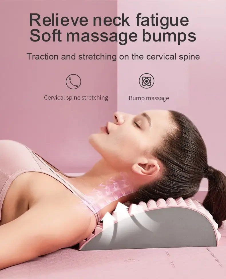 Ergonomic Back Stretcher Lumbar Neck Pain Relief Massager - Omega Lifestyles