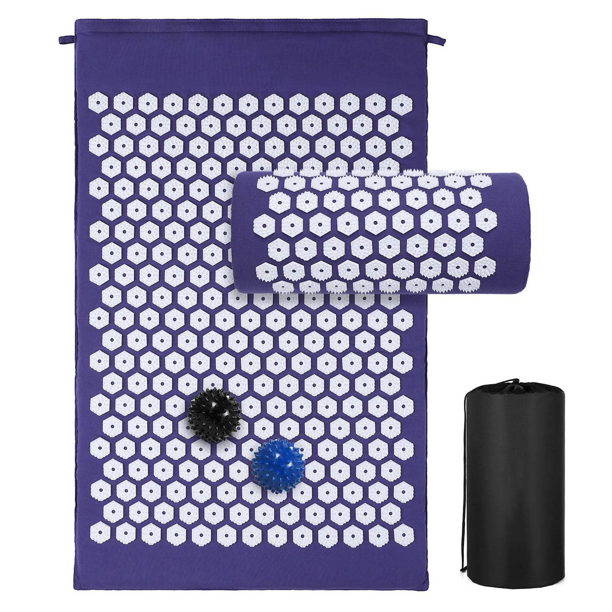 Acupressure Mat And Pillow Massage Set For Relaxation