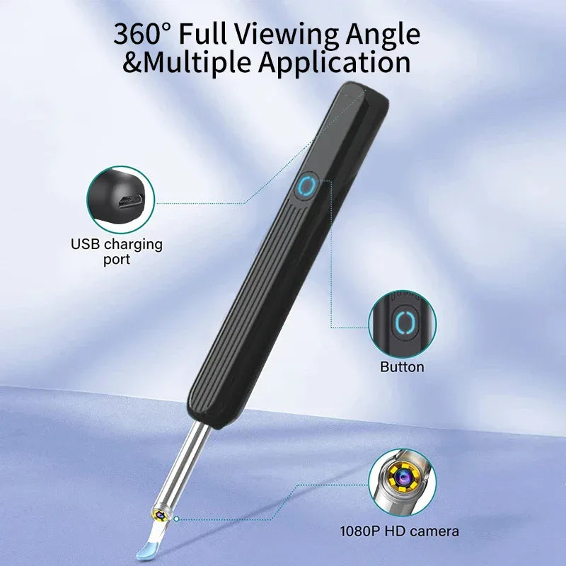 High Precision Visual Ear Cleaner With LED Light - Omega Lifestyles