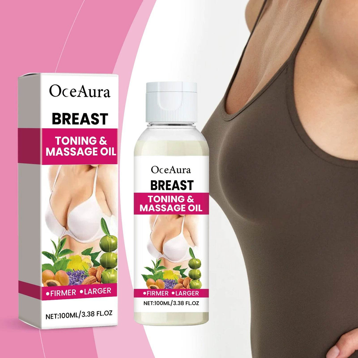 Breast Firming Massage Oil Elasticity Enhancing Care