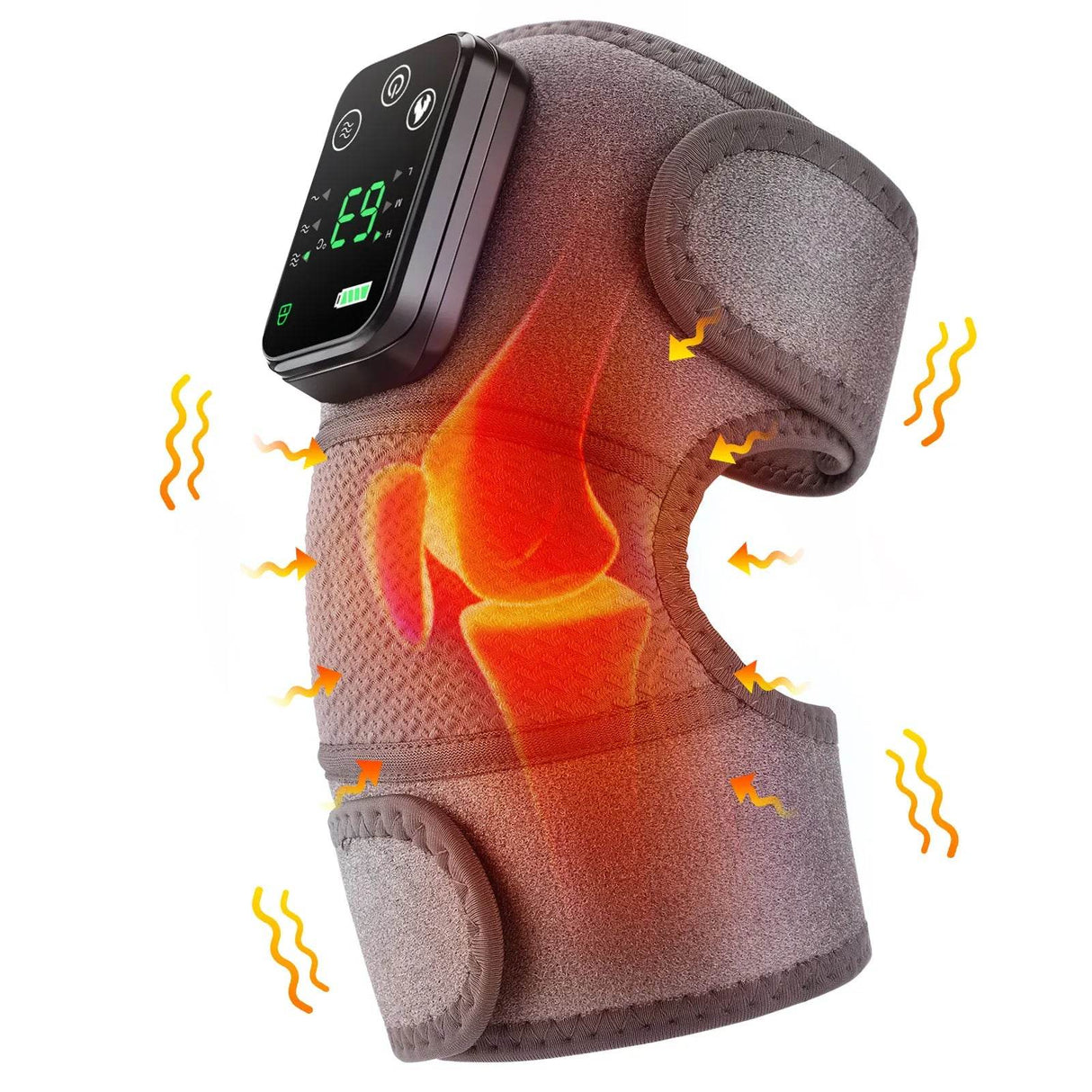 Wireless Heated Knee Elbow Shoulder Massage Pad Thermal Therapy - Sleep Galleria
