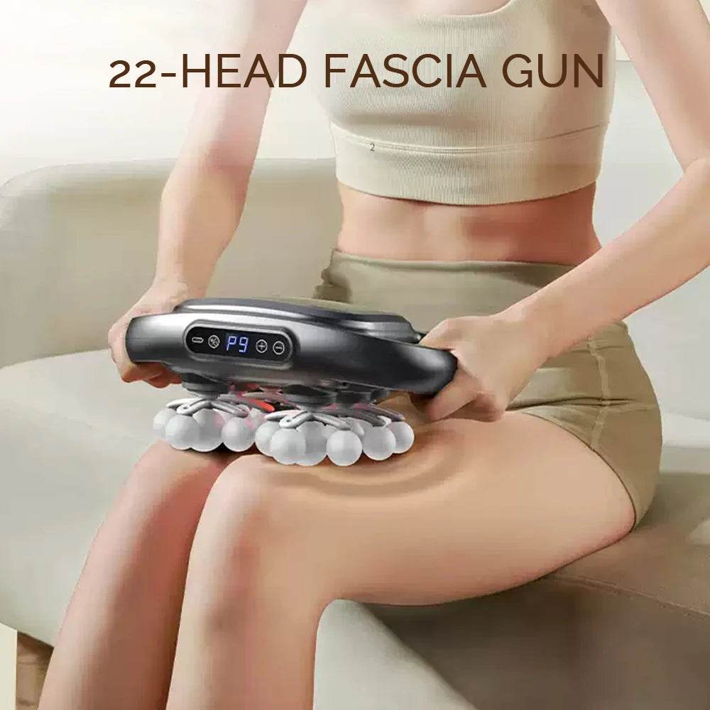 22-Head High-Frequency Vibration Body Massage Gun - Omega Lifestyles