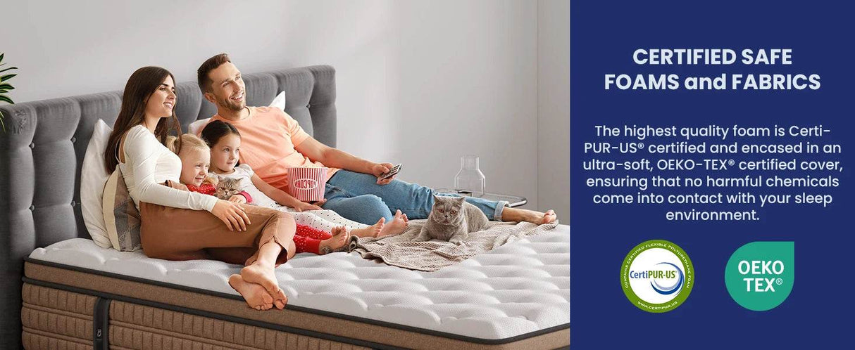 Medium Hybrid Gel Memory Foam Mattress - Sleep Galleria