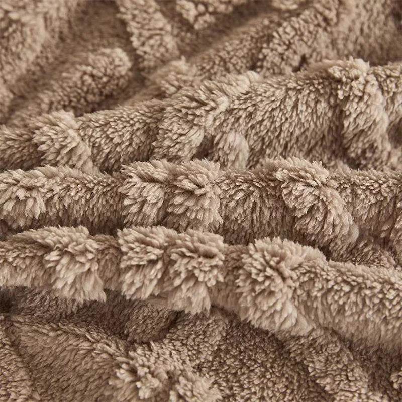 Lightweight Breathable Coral Fleece Polyester Blanket - Sleep Galleria