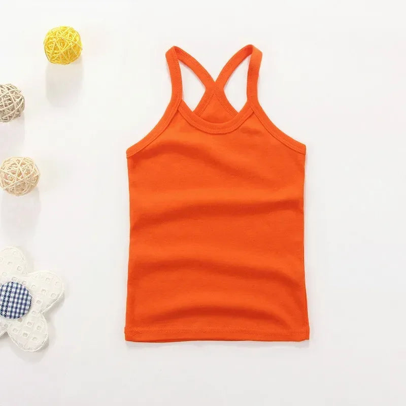 Kids Cotton Sleeveless Casual Vest Top - Omega Lifestyles
