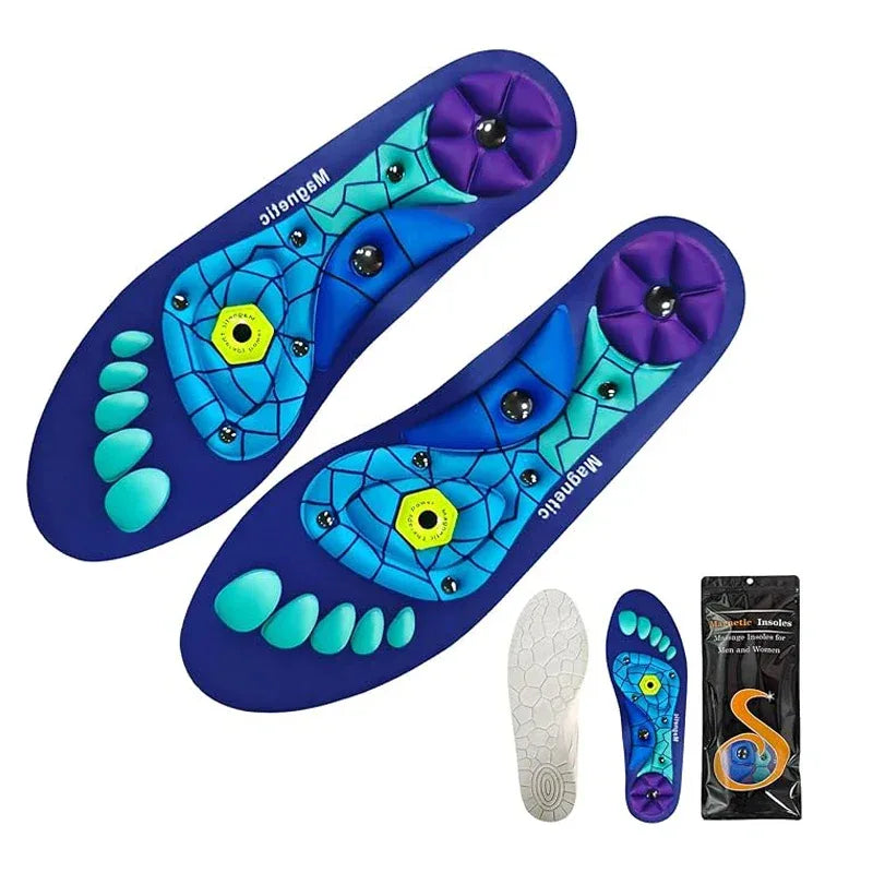 Pair of Magnetic Acupressure Foot Massage Insoles - Omega Lifestyles