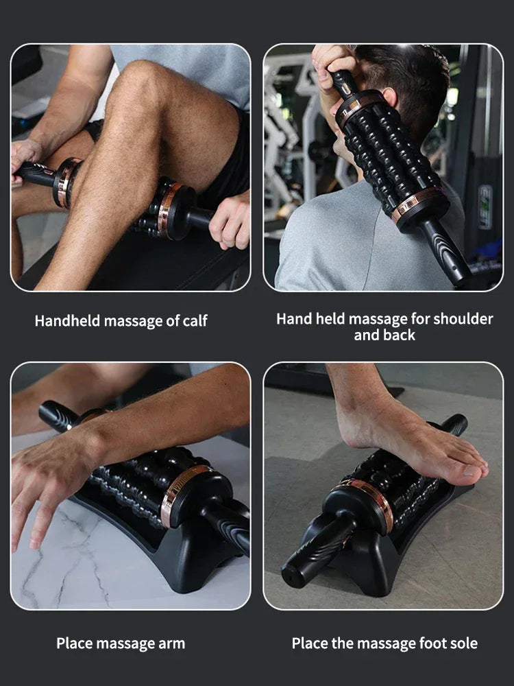 Rechargeable Electric Percussive Muscle Roller Massage Device - Omega Lifestyles