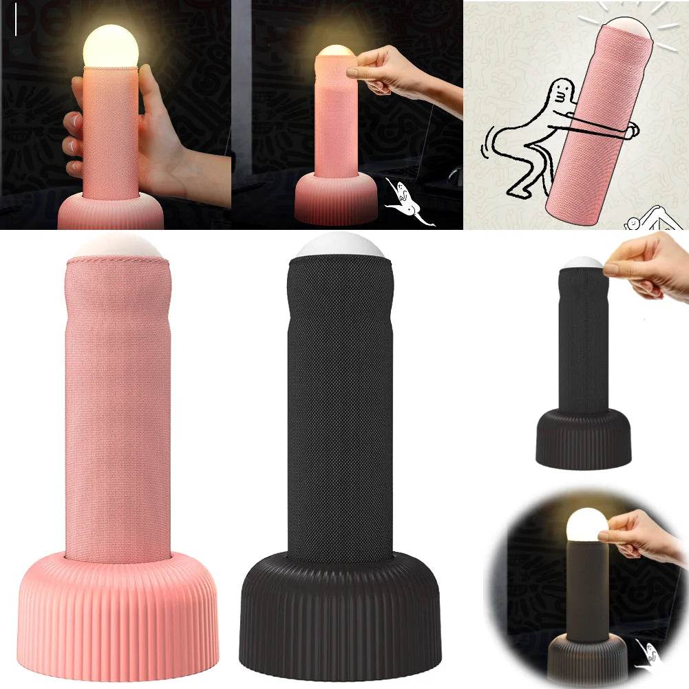 Funny Round Rechargeable LED Hand-Pull Night Light