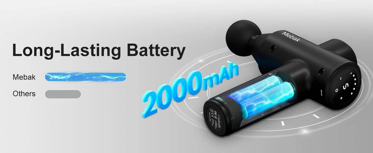 Deep Tissue Portable Massage Gun With Four Heads - Omega Lifestyles