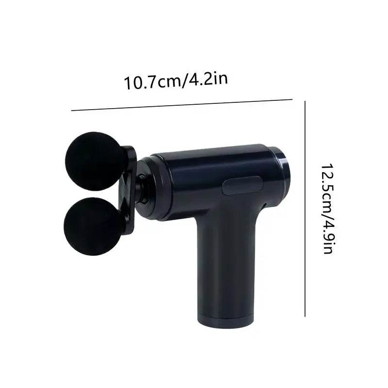 Portable Quiet Handheld Electric Muscle Massager with 4 Heads - Sleep Galleria