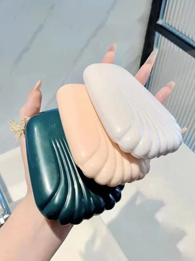 5-Piece Portable Soft Wool Fiber Makeup Brush Set With Mirror - Omega Lifestyles