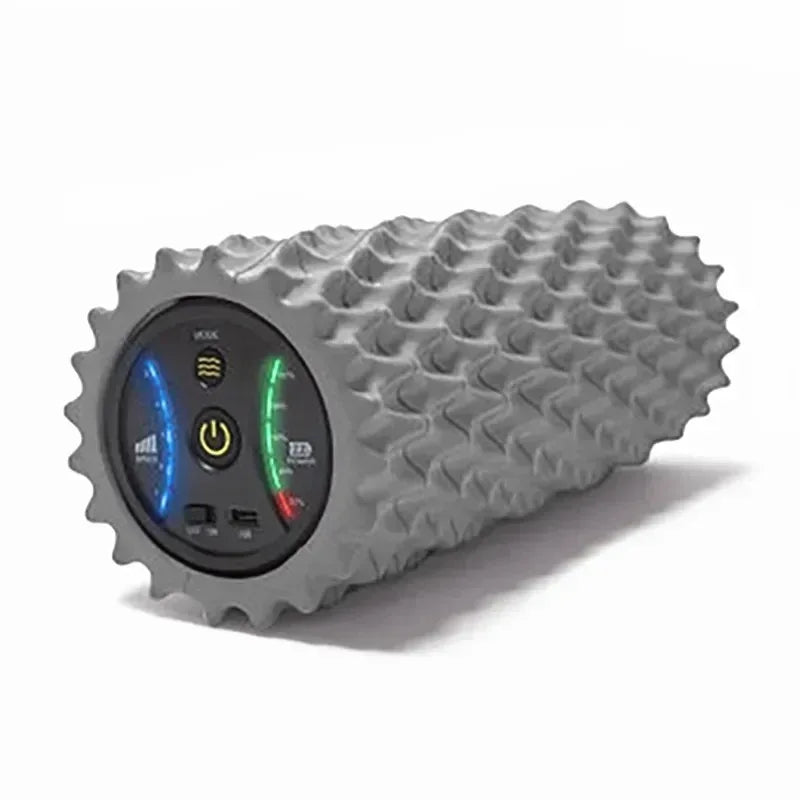 Electric Rechargeable Vibrating Foam Roller Deep Tissue Massager - Omega Lifestyles