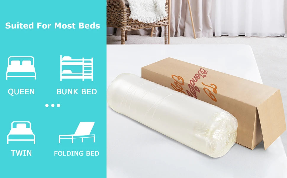 3-Inch Cooling Gel Memory Foam Mattress Topper