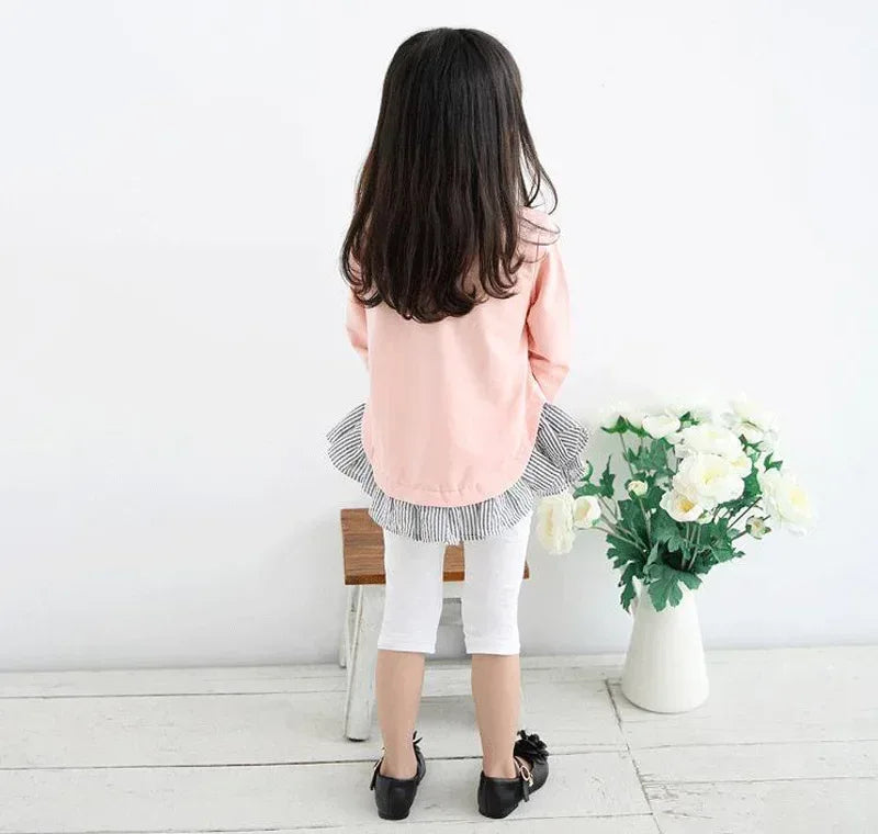 Girls Cartoon Rabbit Calf-Length Cotton Leggings - Omega Lifestyles