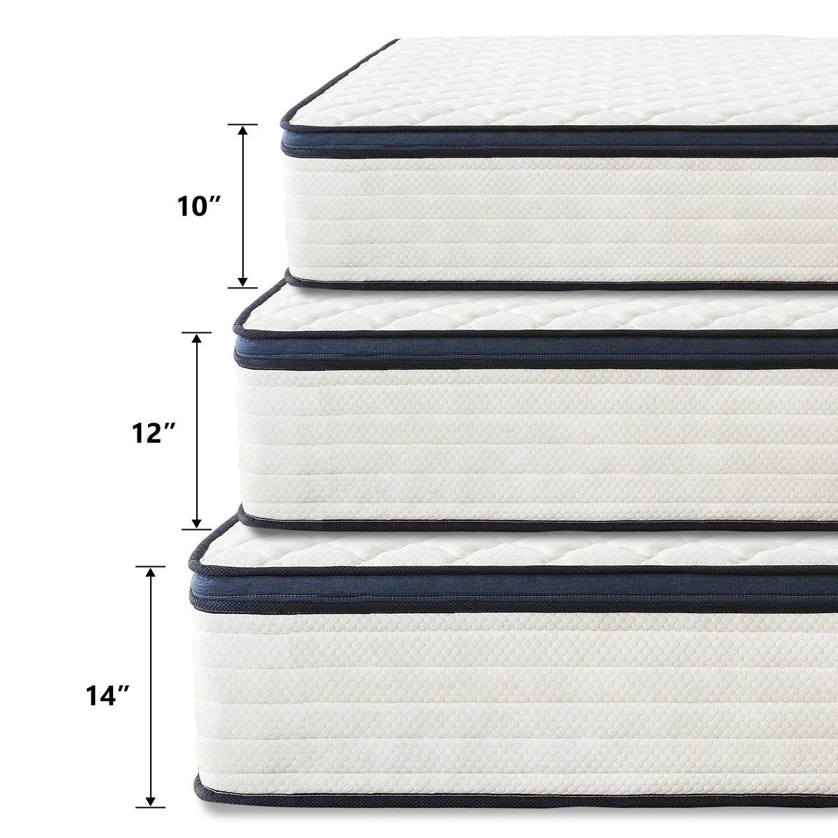 Medium Plush Hybrid Memory Foam Mattress - Sleep Galleria