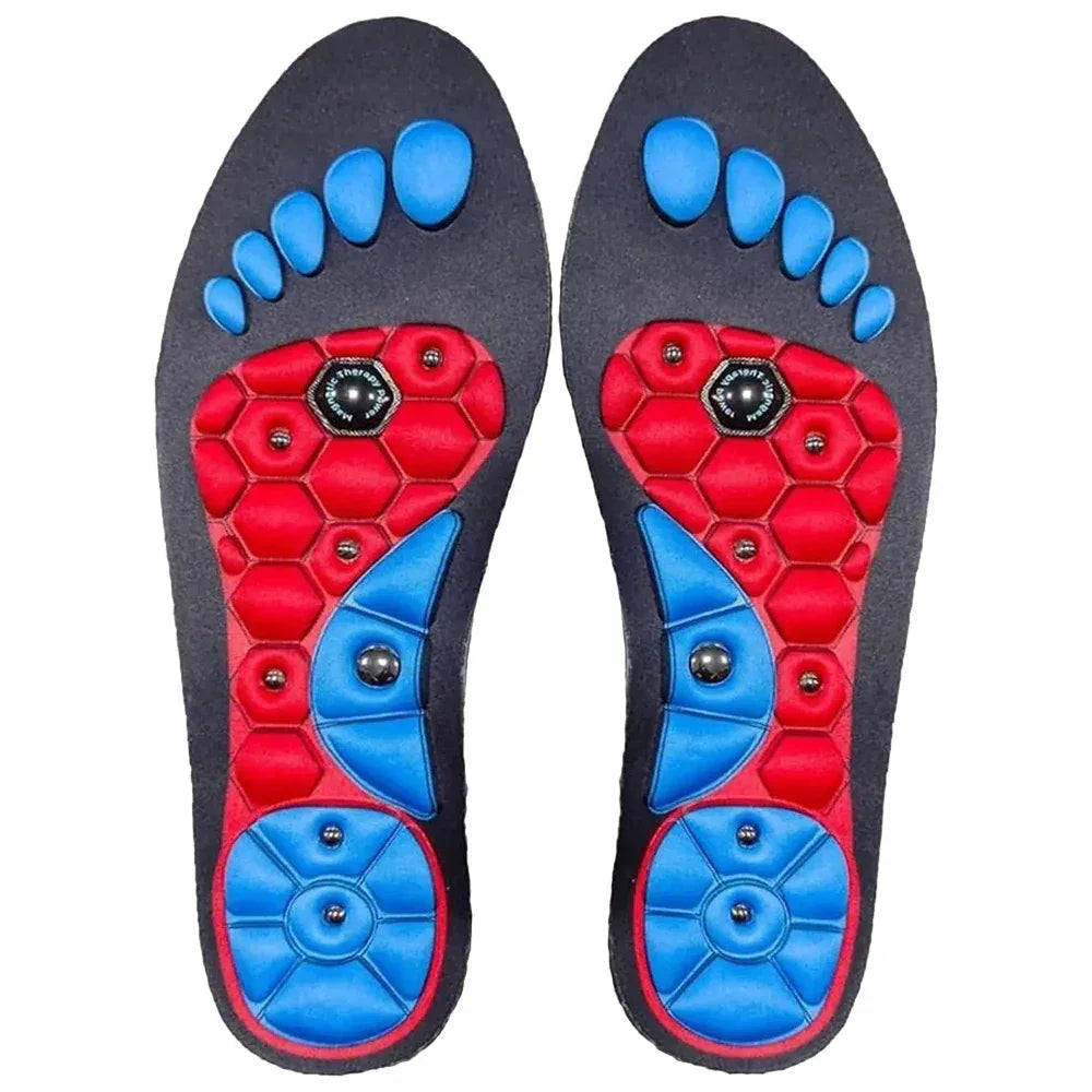 Pair Of Magnetic Orthopedic Acupressure Insoles For Foot Support - Omega Lifestyles