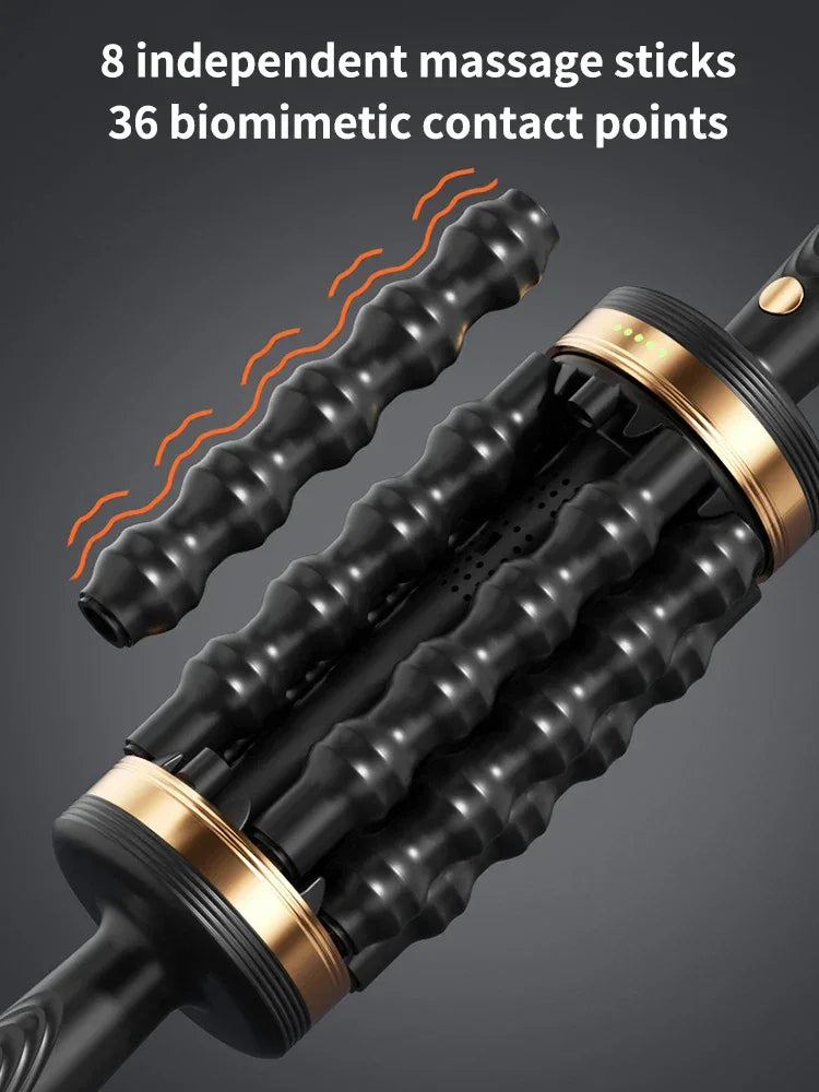 Rechargeable Electric Percussive Muscle Roller Massage Device - Omega Lifestyles