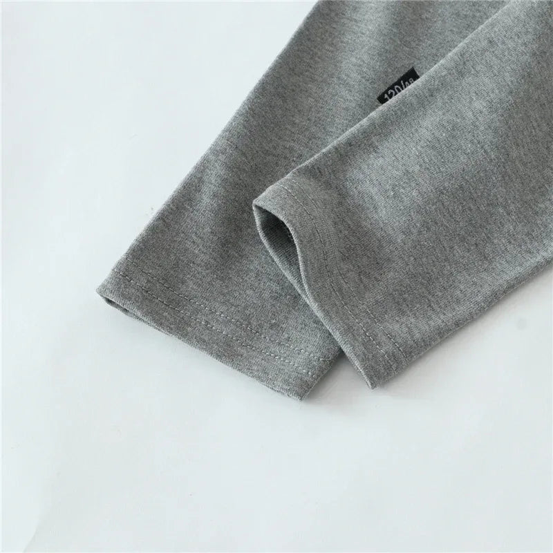 Girls Cotton Solid Color Autumn Leggings Pants - Omega Lifestyles