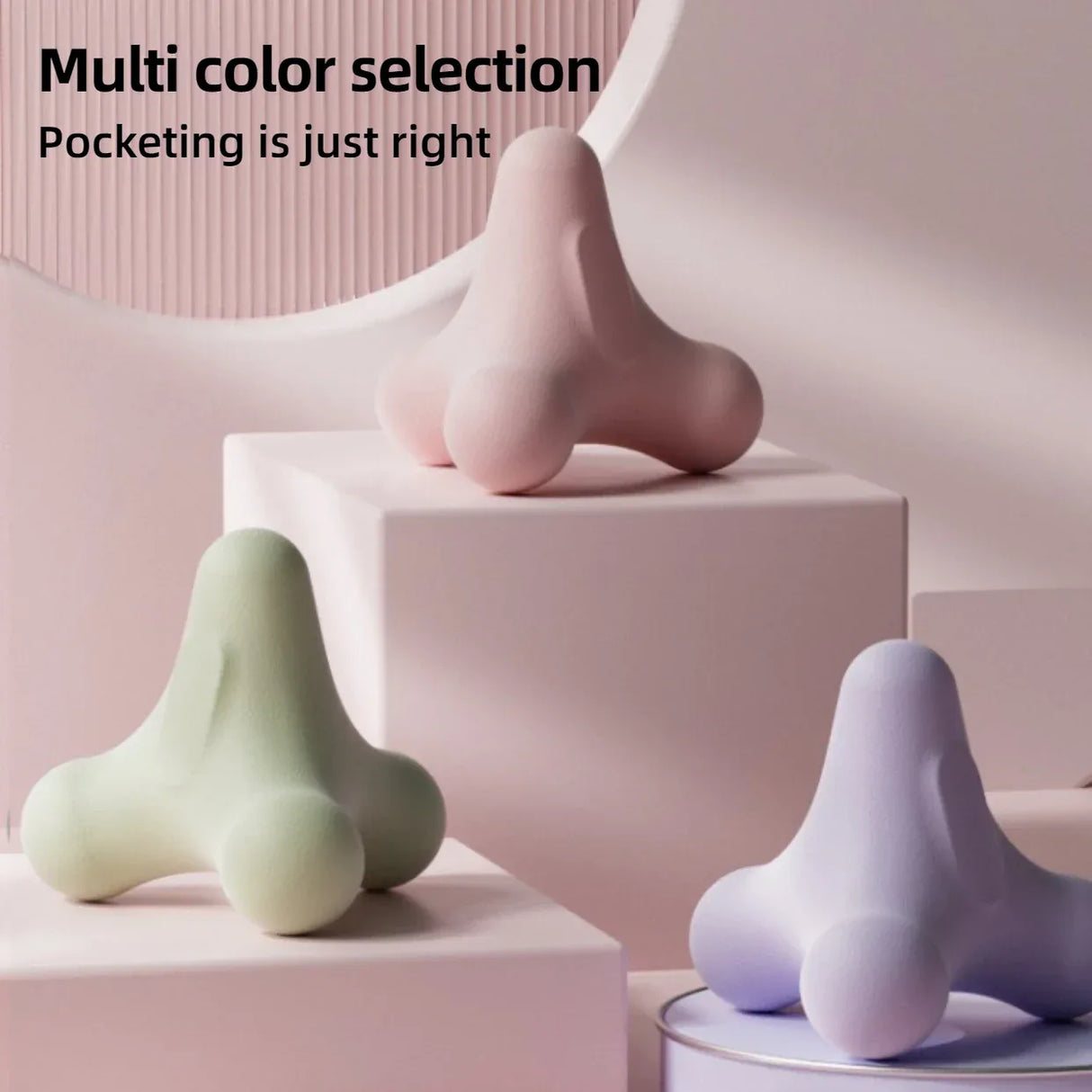 Four Corner Silicone Fascia Ball Deep Muscle Massage Ball - Omega Lifestyles