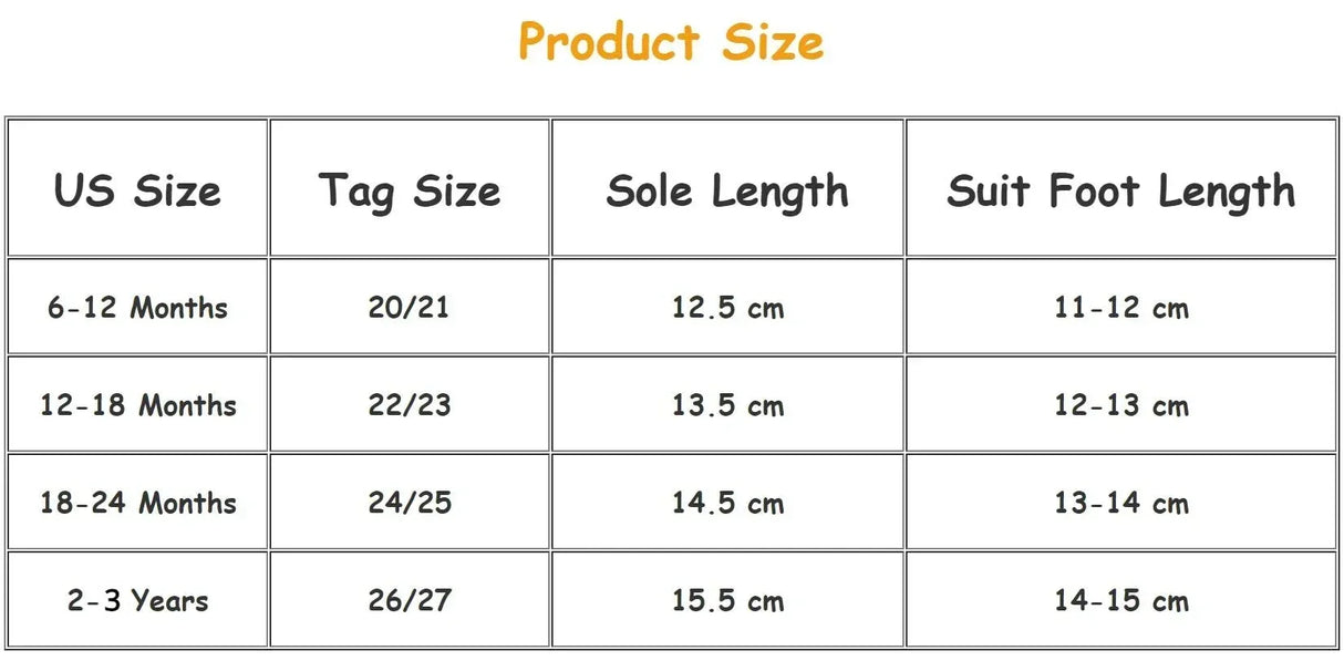 Baby Toddler Non-Slip Anti-Slip Rubber Sole Shoes - Omega Lifestyles