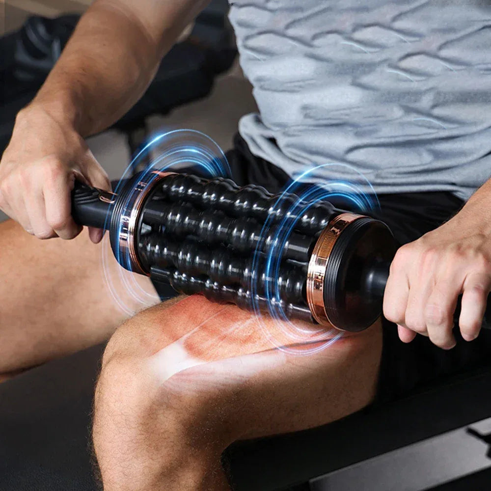 Rechargeable Electric Percussive Muscle Roller Massage Device - Omega Lifestyles