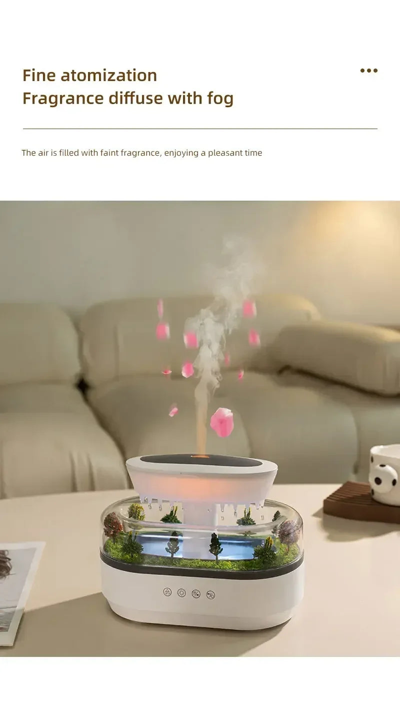 Ultrasonic Aromatherapy Diffuser With Colorful Nightlight - Omega Lifestyles