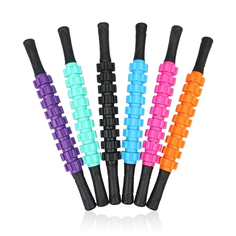 9 Wheel Full Body Fitness Massage Roller Stick - Omega Lifestyles