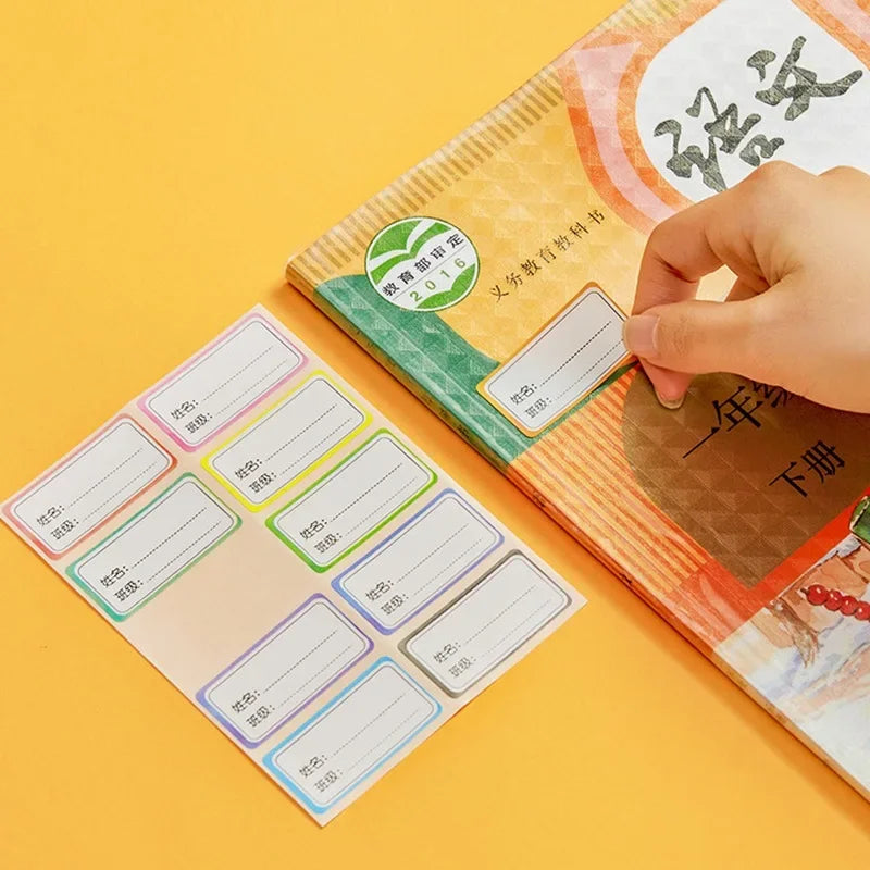 Pack of 10 Transparent Self-Adhesive Book Cover Film Set