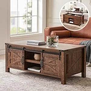 Farmhouse Lift-Top Coffee Table - Omega Lifestyles