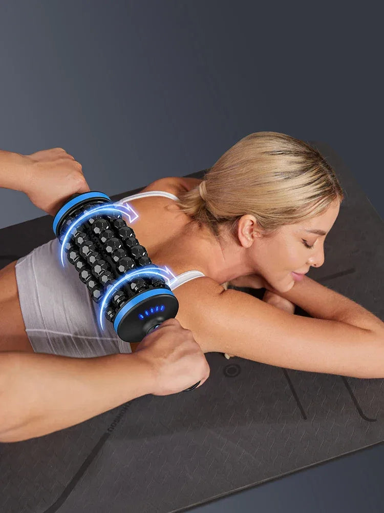 Rechargeable Electric Percussive Muscle Roller Massage Device - Omega Lifestyles