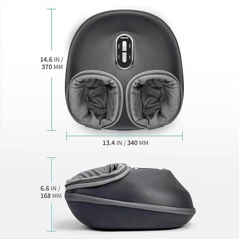 Electric Foot Massager Heating Air Compression Shiatsu Therapy - Sleep Galleria