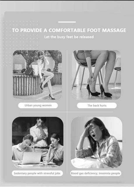 Electric Heating Foot Leg Kneading Massage Device - Sleep Galleria