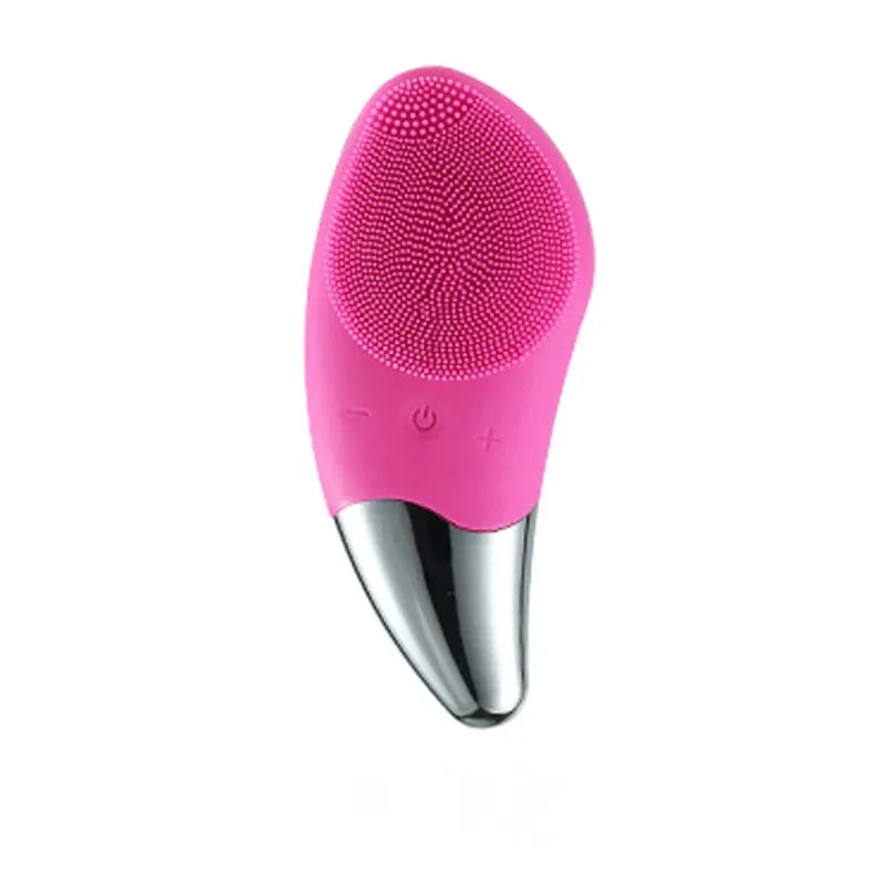 Rechargeable Waterproof Silicone Facial Cleansing Brush - Omega Lifestyles
