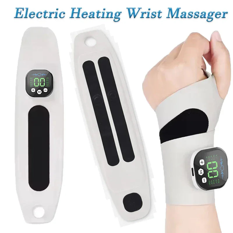 Electric Heating Wrist Massager With Heat And Vibration - Omega Lifestyles
