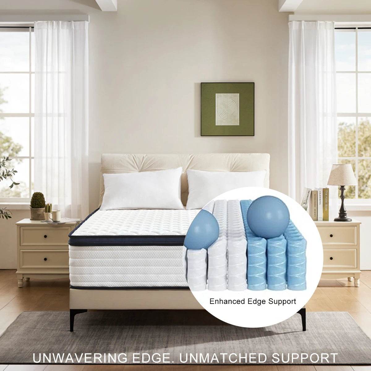 Medium Hybrid Memory Foam Mattress - Sleep Galleria